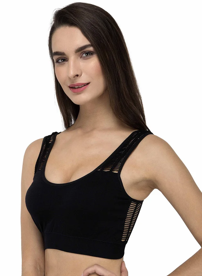 PRIZO PRIZO Bralette Bra Full Coverage Lightly Padded